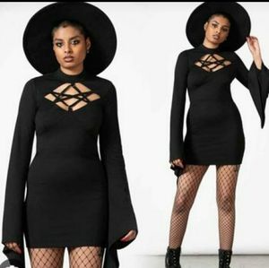 Witchural Long Sleeve Dress Killstar